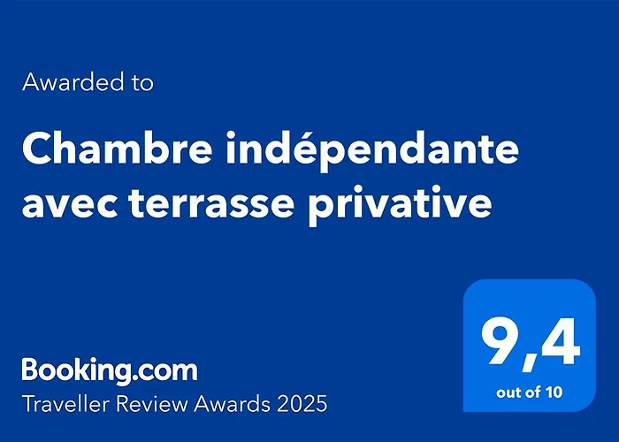 Chambre Independante Avec Terrasse Privative